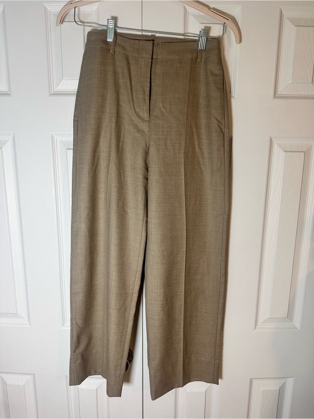 Banana Republic High-Waist Wide-Leg Trousers - Brown